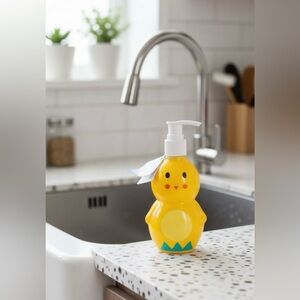 Easter Chic Hand Soap Dispenser w/Soap & Pump Spring Bathroom Kitchen Decor NWT